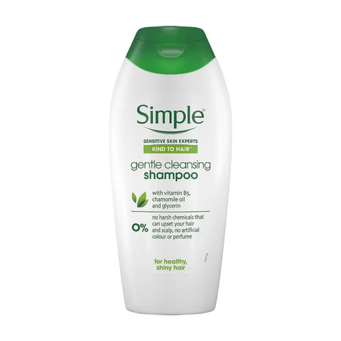 Simple Kind To Hair Shampoo Gentle Cleansing 400ml