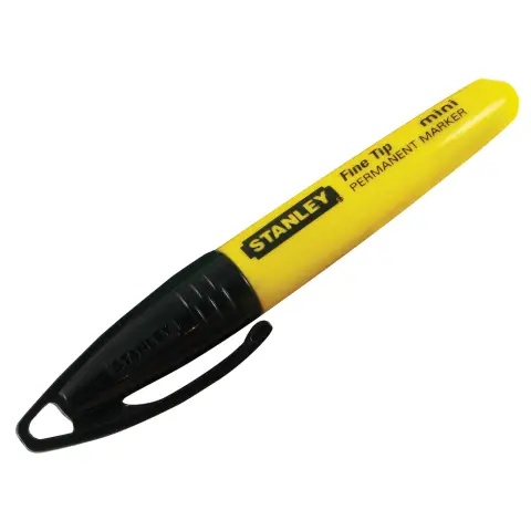 Stanley Mini Fine Tip Marker Black 72 Pack