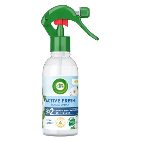 Air Wick Active Fresh Room Spray,  Fresh Cotton, 236ml