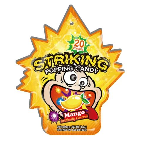 Knisternde Süßigkeiten - Mangogeschmack 30g