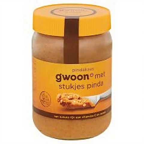 g'woon Pindakaas met Stukjes 600 g