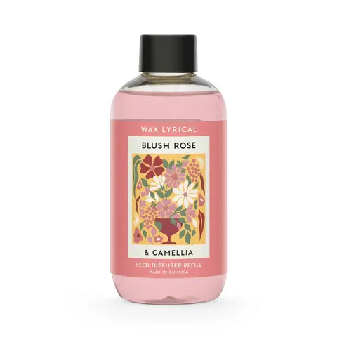 Wax Lyrical Reed Diffuser Refill Flower Market Blush Rose & Camellia 200ml