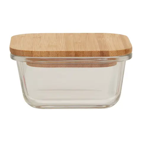 Maison by Premier 320ml Glass Container With Bamboo Lid