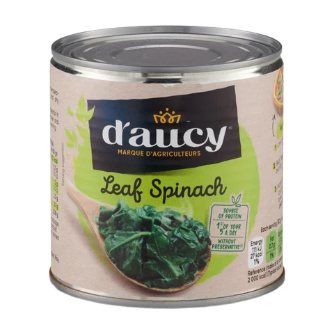 D'Aucy Spinach Leaf 380g