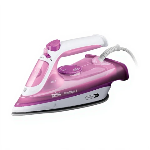 Braun TexStyle 3 Dampfbügeleisen SI 3030 PU mit 2.300 Watt, 140 g/min Dampfstoß, 270 ml Wassertank, SuperCeramic Bügelsohlen-Beschichtung, FreeGlide 3D Technologie, 35 Sekunden Aufheizzeit