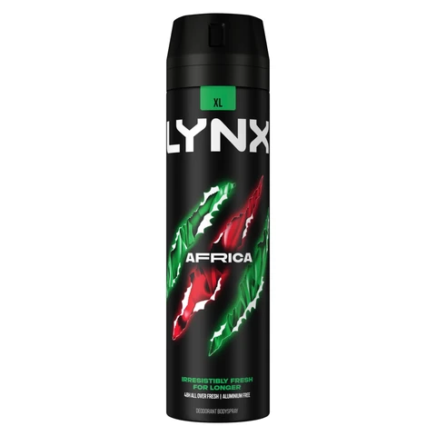 Lynx Aerosol Body Spray Africa 200ml