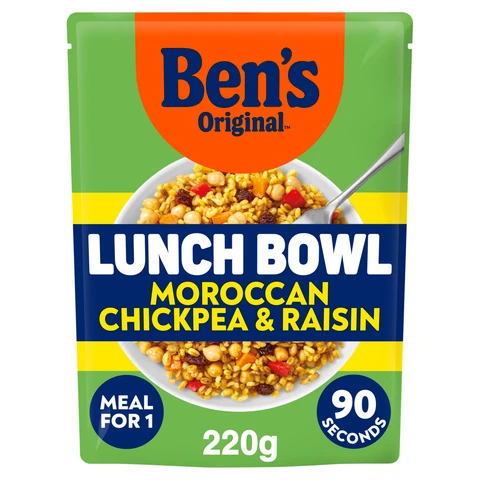 Ben's Original Lunch Bowl Moroccan Style Grains & Pulses 220g