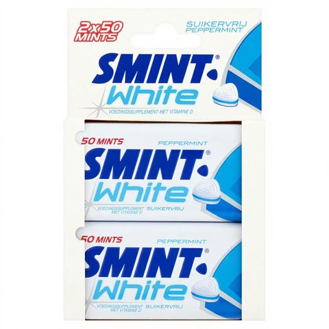Smint White Menthe Poivrée - Lot de 2