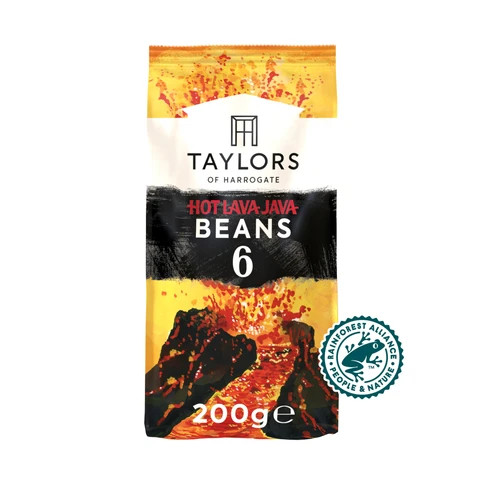 Taylors of Harrogate Hot Lava Java Coffee Beans 200g