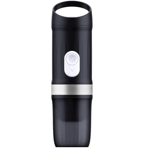 Portable Electric Espresso Machine, Travel Coffee Maker for Camping, Car Coffee Maker Self-Heating with USB-C, With Ground Coffee & NS Capsule for RV, Hiking, Office