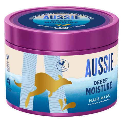 Aussie Deep Moisture Hair Mask Vegan Hair Treatment 300 ml
