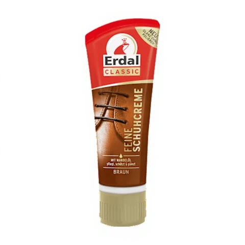 Erdal Fine Shoe Polish Brown 75ml