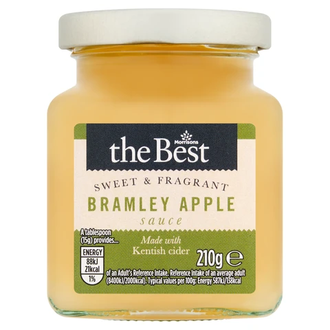 Morrisons The Best Bramley Apple Sauce With Kentish Cider 210g