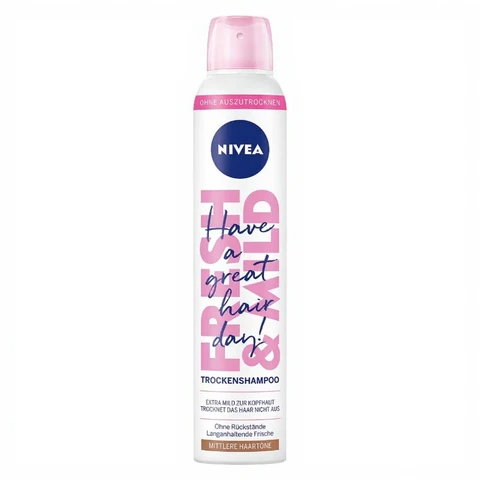 NIVEA Fresh & Mild - Shampoing Sec Cheveux Moyens - 200ml