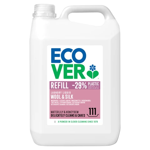 Ecover Waterlily & Honeydew Wool & Silk Laundry Liquid Refill 5L