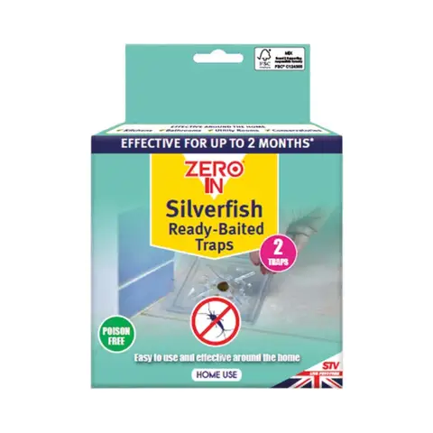 Zero In Silverfish Traps