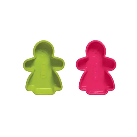 Essentials by Premier Silicone Baking Gingerbread Ladies Cake Moulds
