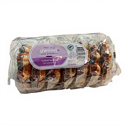 G'woon choco suikerwafels 7 stuks