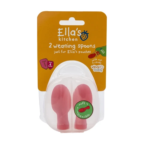 Vital Baby Ella's Kitchen Weaning Spoon Tips 2 Pack