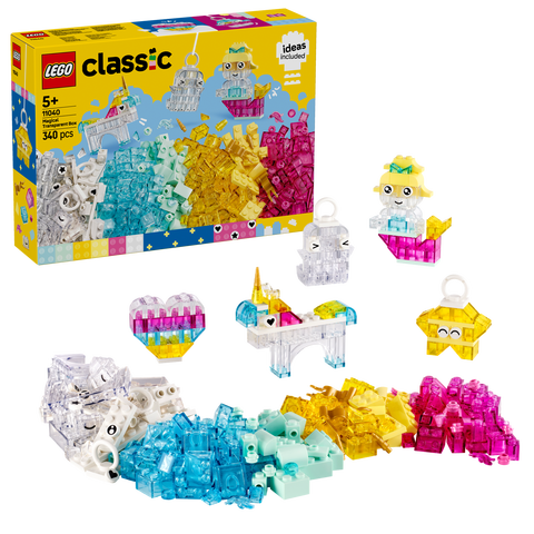 LEGO Classic 11040 Magical Transparent Box Set