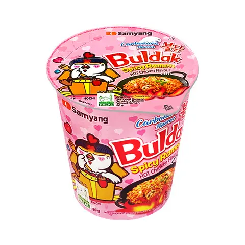 Samyang Hot Chicken Cup Ramen Carbonara 80G