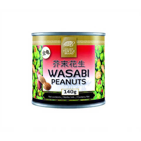 Goldene Schildkröte Erdnüsse mit Wasabi überzogen 140g