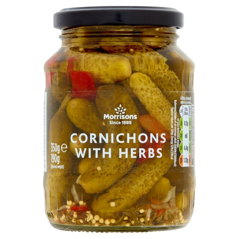 Morrisons Cornichons with Herbs 350g
