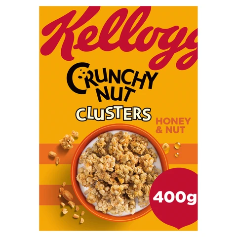 Kellogg's Crunchy Nut Honey & Nut Clusters 400g
