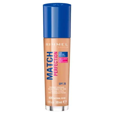 Rimmel MATCH PERFECTION FOUNDATION 30ML IV 400 Natural Beige