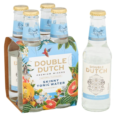 Double Dutch - Skinny Tonic Water Bottles - 4 x 200ml