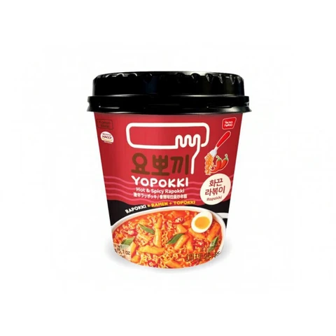 Yopokki Rijstcakes & Ramen Extra Pittig 145 g