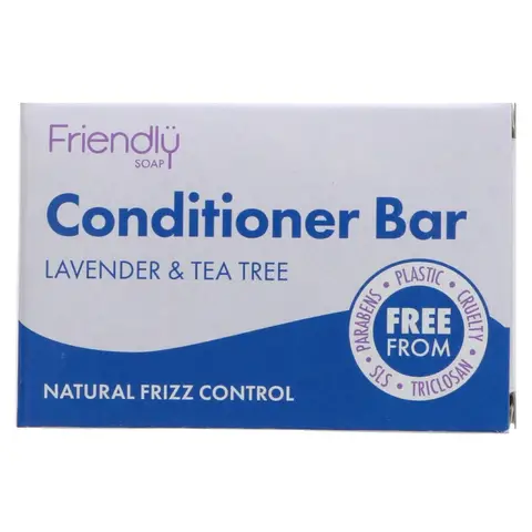 Friendly Soap - Lavender & Tea Tree Conditioner Bar 90g