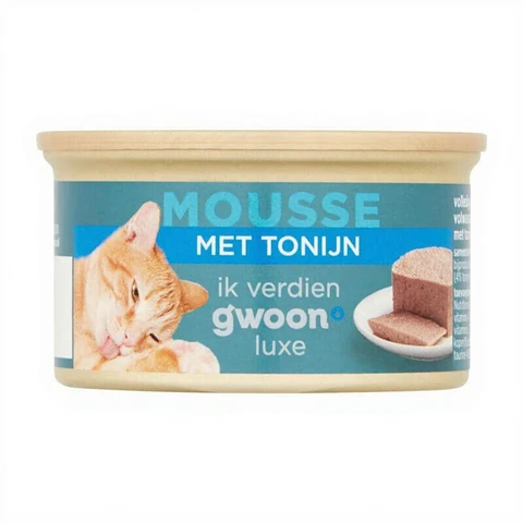 G'woon Kattenmousse Met Tonijn 85g