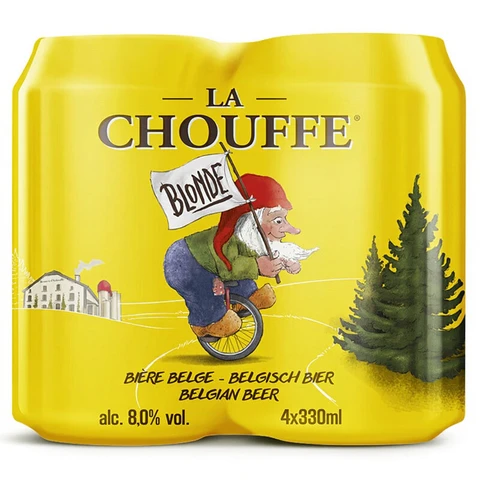 La Chouffe Blond Belgisch Bier 4 x 330ml