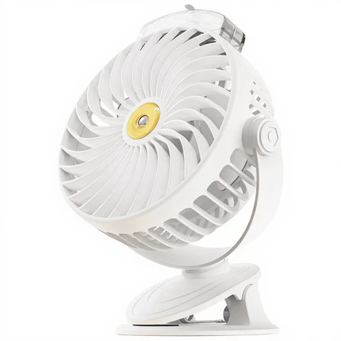 Aigostar 6F3B Clip-On Ventilator, 6 Zoll USB 3-Blatt Tragbarer Ventilator
