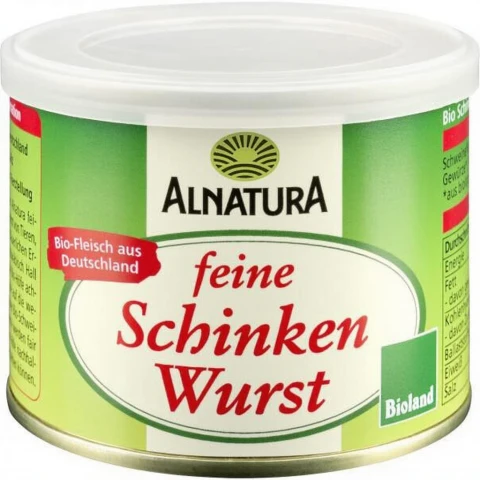 Alnatura Bio Feine Schinkenwurst 200g
