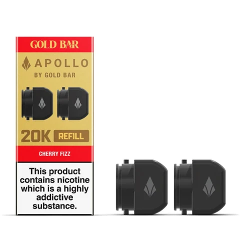 Gold Bar Apollo Prefilled Pod & Refill / 20mg Cherry Fizz