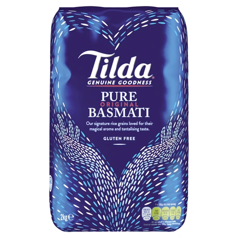 Tilda Pure Original Basmati Gluten Free Rice 2kg