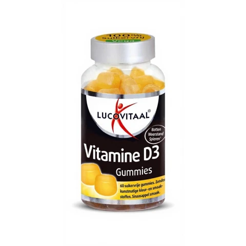 Lucovitaal Vitaminen D3 Gummies Vegan 60st