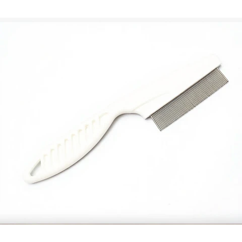 Hair - removing and cleaning flea comb