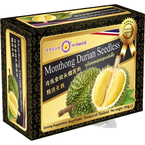 Thai Ao Chi Premium Monthong Seedless Durian 450g