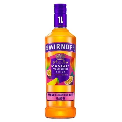Smirnoff Mango & Passionfruit Twist Vodka Based Flavoured Spirit Drink 35%Vol 1L
