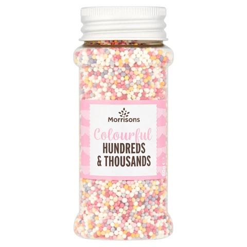 Morrisons Colourful Hundreds & Thousands 80g