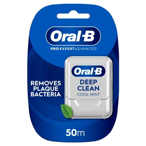 Oral-B Pro-Expert Advanced Waxed Dental Floss Cool Mint Flavour 50m
