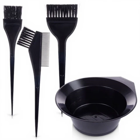 Lot de 4 teintures pour cheveux - Noir
