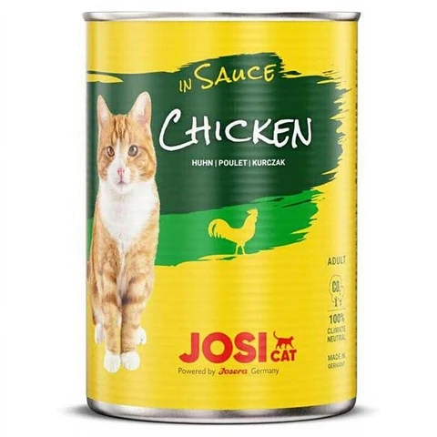 JosiCat Häppchen in Sauce mit Huhn 415 g