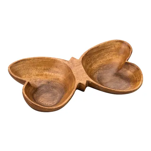 Maison by Premier Acacia Butterfly Shaped Serving Dish