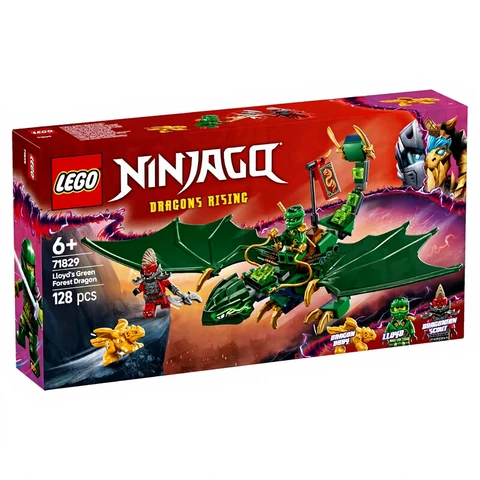 Lego 71829 Ninjago Lloyd's Green Forest Dragon
