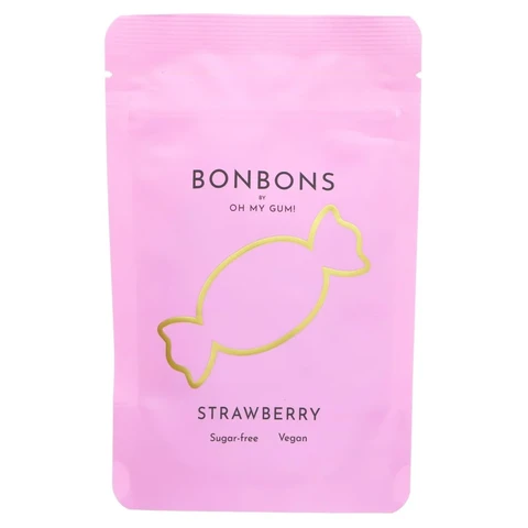 Oh My Gum! Strawberry Bonbons 32g