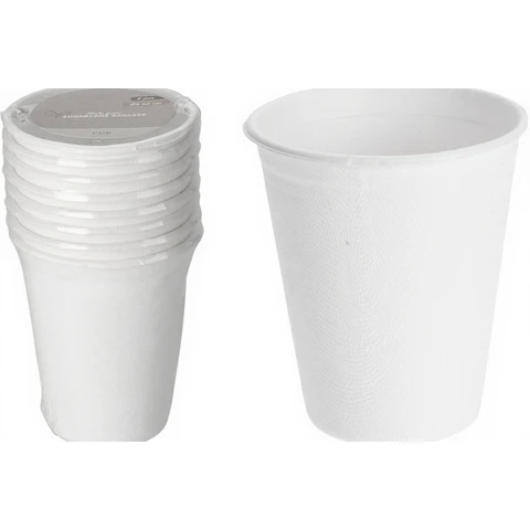 Becher aus Bagasse 275ml/9.3oz Set/8 Stück